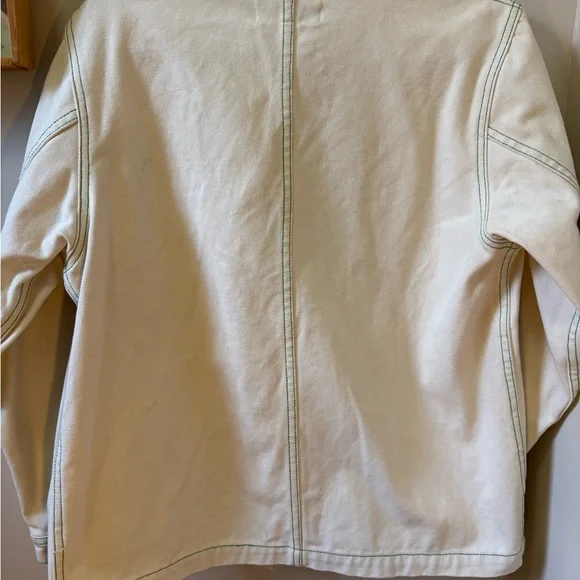 Stussy Cream Canvas Piece with Green Stitching - Picture 6 of 10